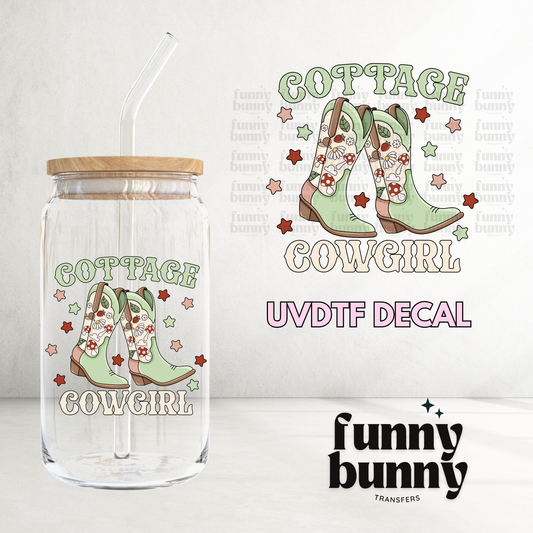 Cottage Cowgirl - UVDTF Decal