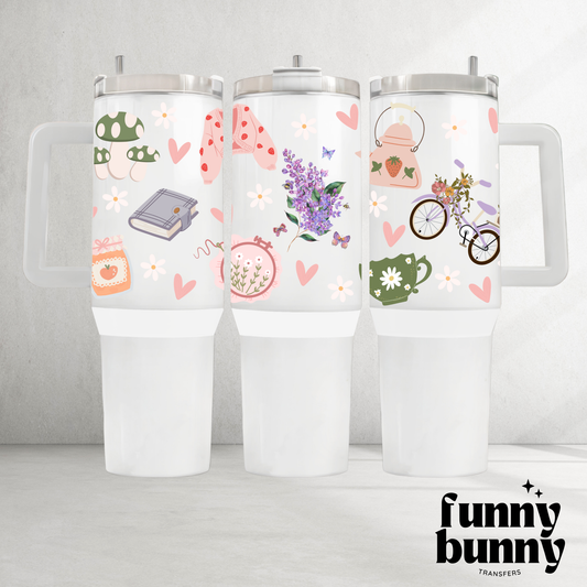 Cottage Essentials - 40oz UVDTF Tumbler Wrap