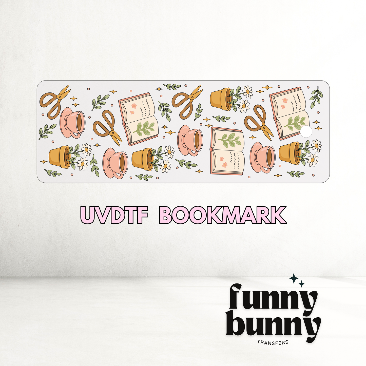 Cottage Essentials 2.0- UVDTF Bookmark Decal