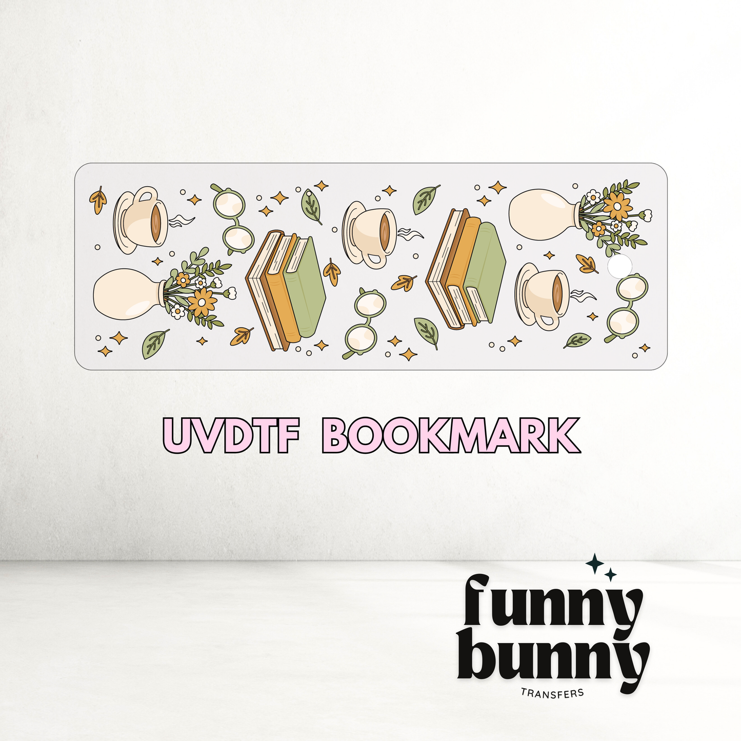 Cottage Reads 2.0 - UVDTF Bookmark Decal