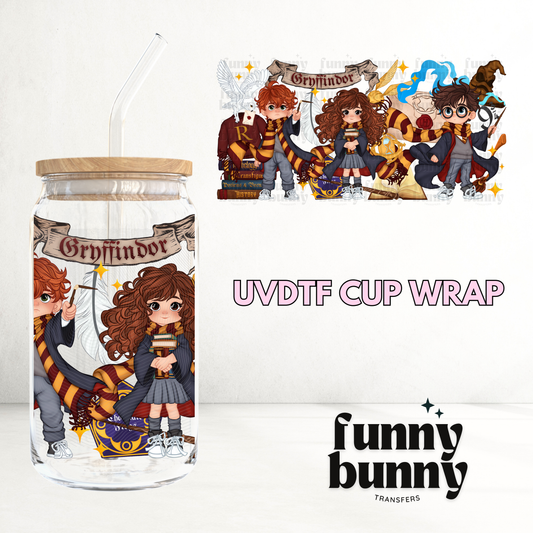 Courage Wiz Team - 16oz UVDTF Cup Wrap