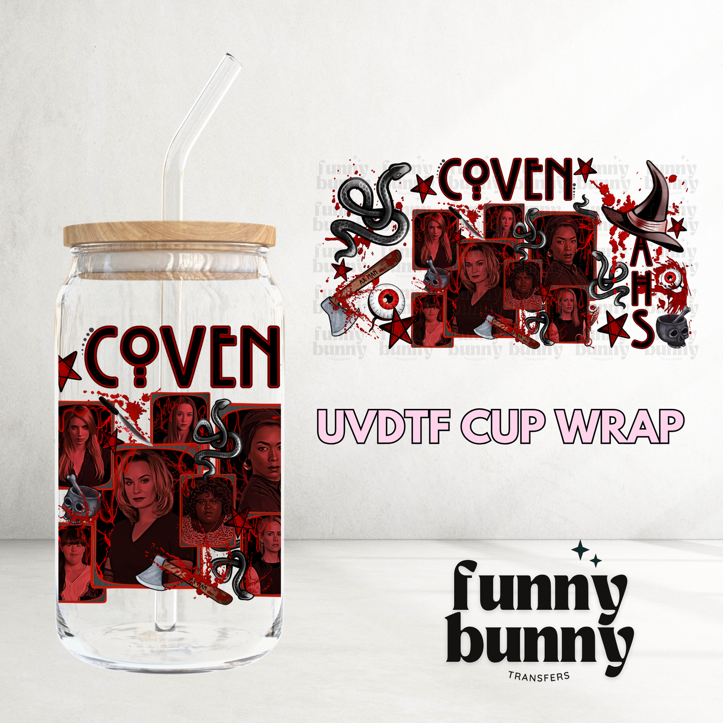 Coven - 16oz UVDTF Cup Wrap