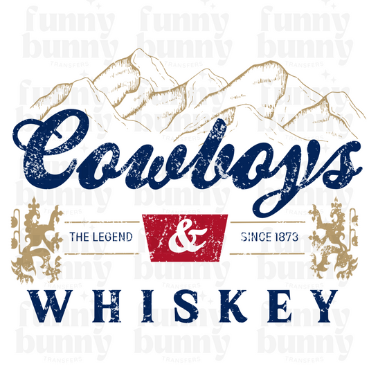 Cowboys Whiskey -  Sublimation Transfer