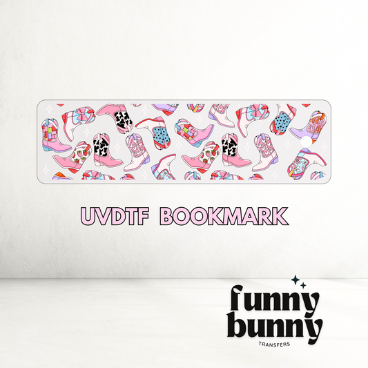 Cowgirl Boots Era - UVDTF Bookmark Decal