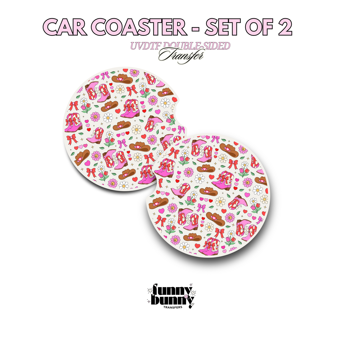 Cowgirl Garden - UVDTF Coaster