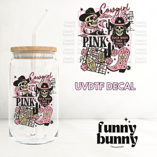 Cowgirl Pink - UVDTF Decal