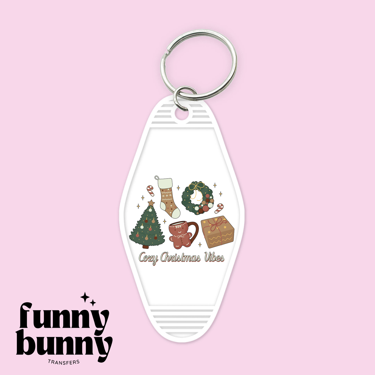 Cozy Chrsitmas Vibes - Motel Keychain