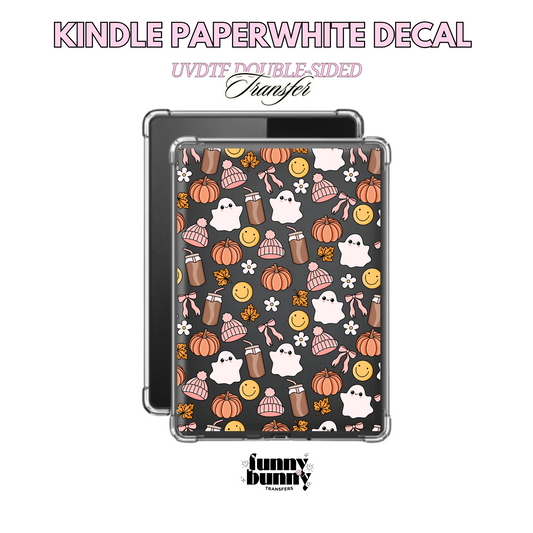 Cozy Ghost Cups - Kindle Decal