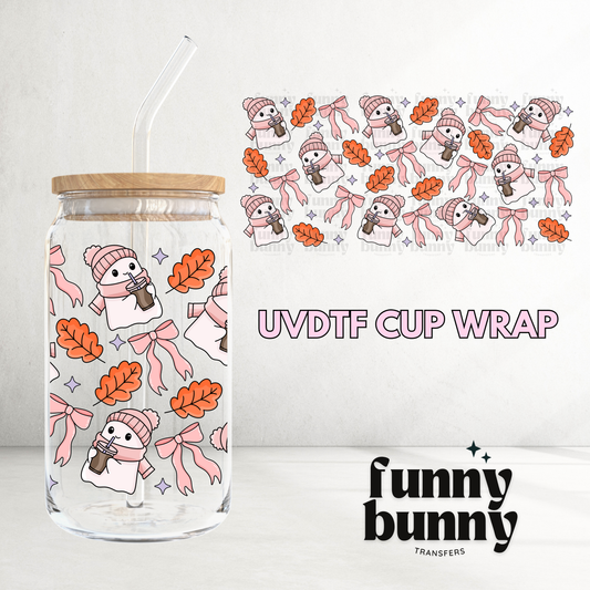 Cozy Ghosts - 16oz UVDTF Cup Wrap