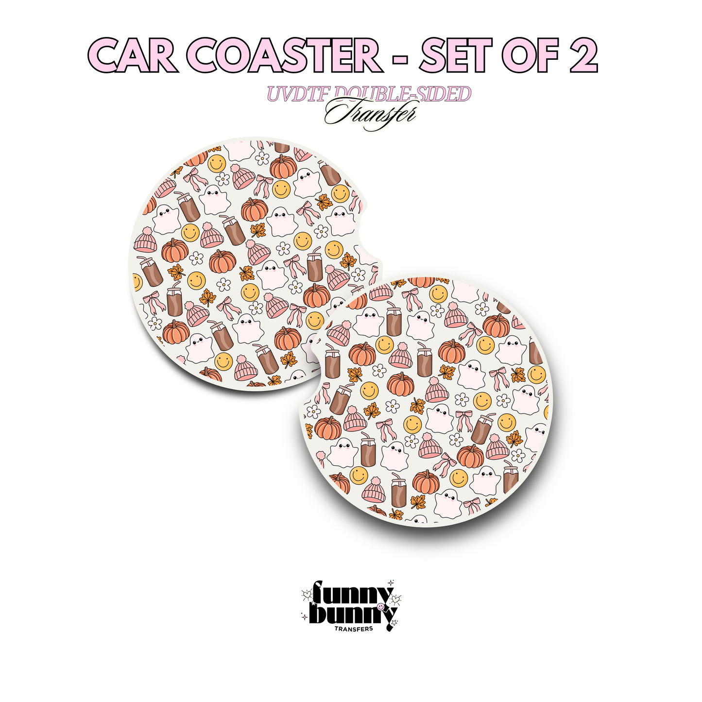 Cozy Ghosts - UVDTF Coaster