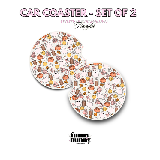 Cozy Ghosts - UVDTF Coaster