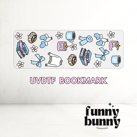 Cozy Girly 2.0 - UVDTF Bookmark Decal