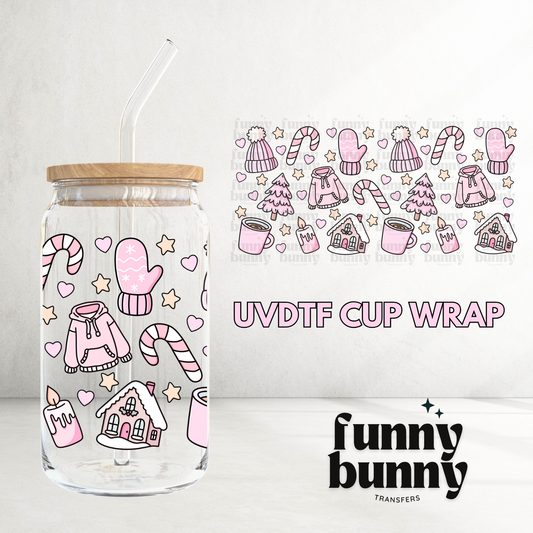 Cozy Pastel Girlie - 16oz UVDTF Cup Wrap