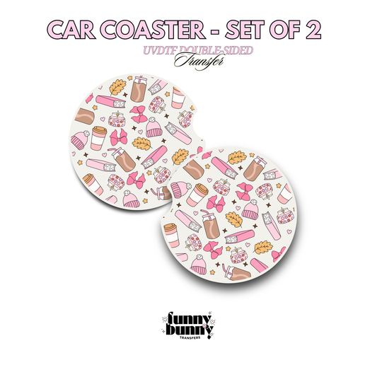 Cozy Pink Girly - UVDTF Coaster