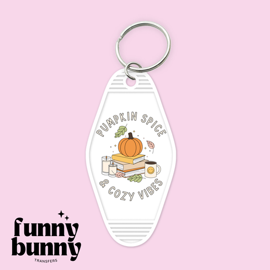 Cozy Pumpkin Spice - Motel Keychain