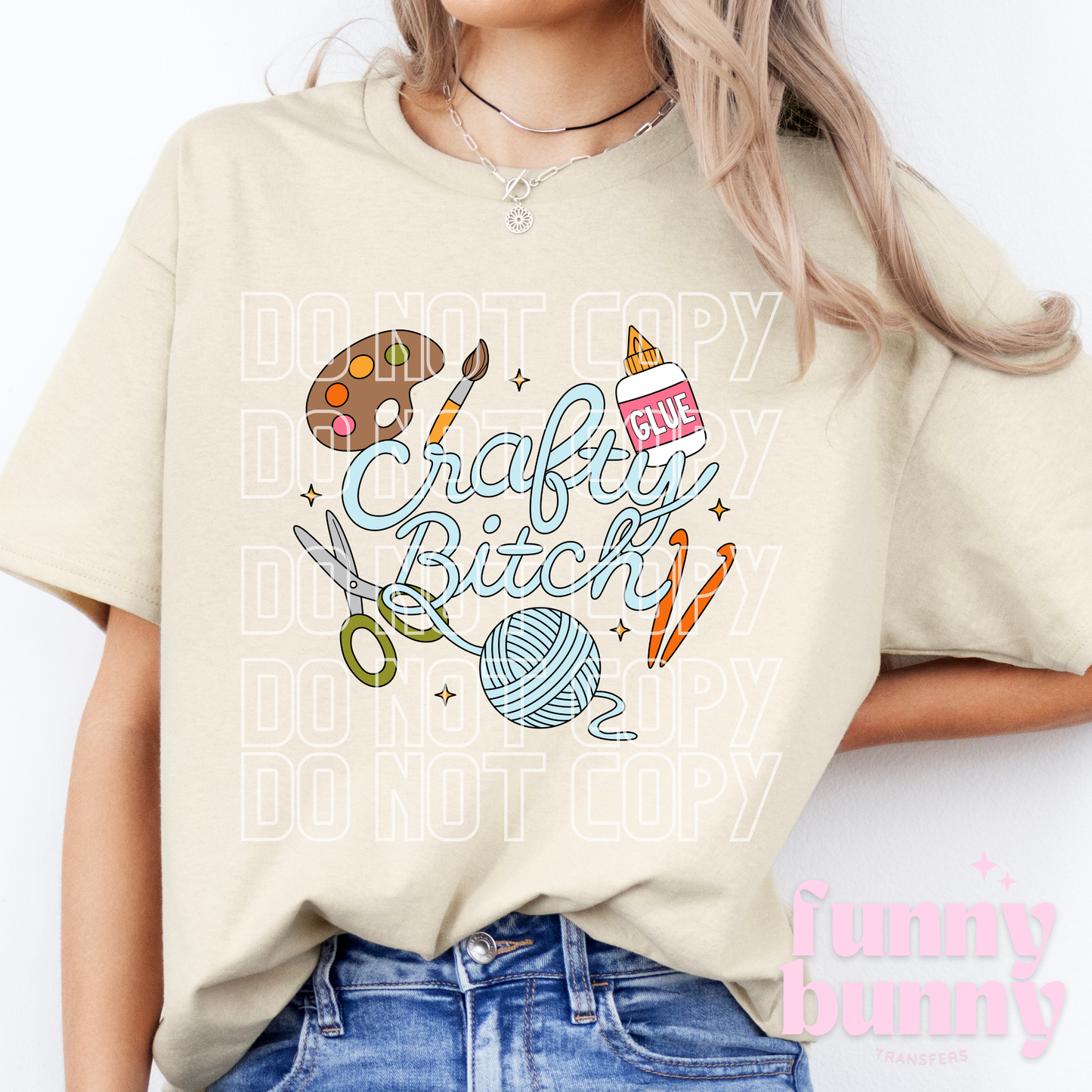 Crafty Bitch Babe - DTF Transfer