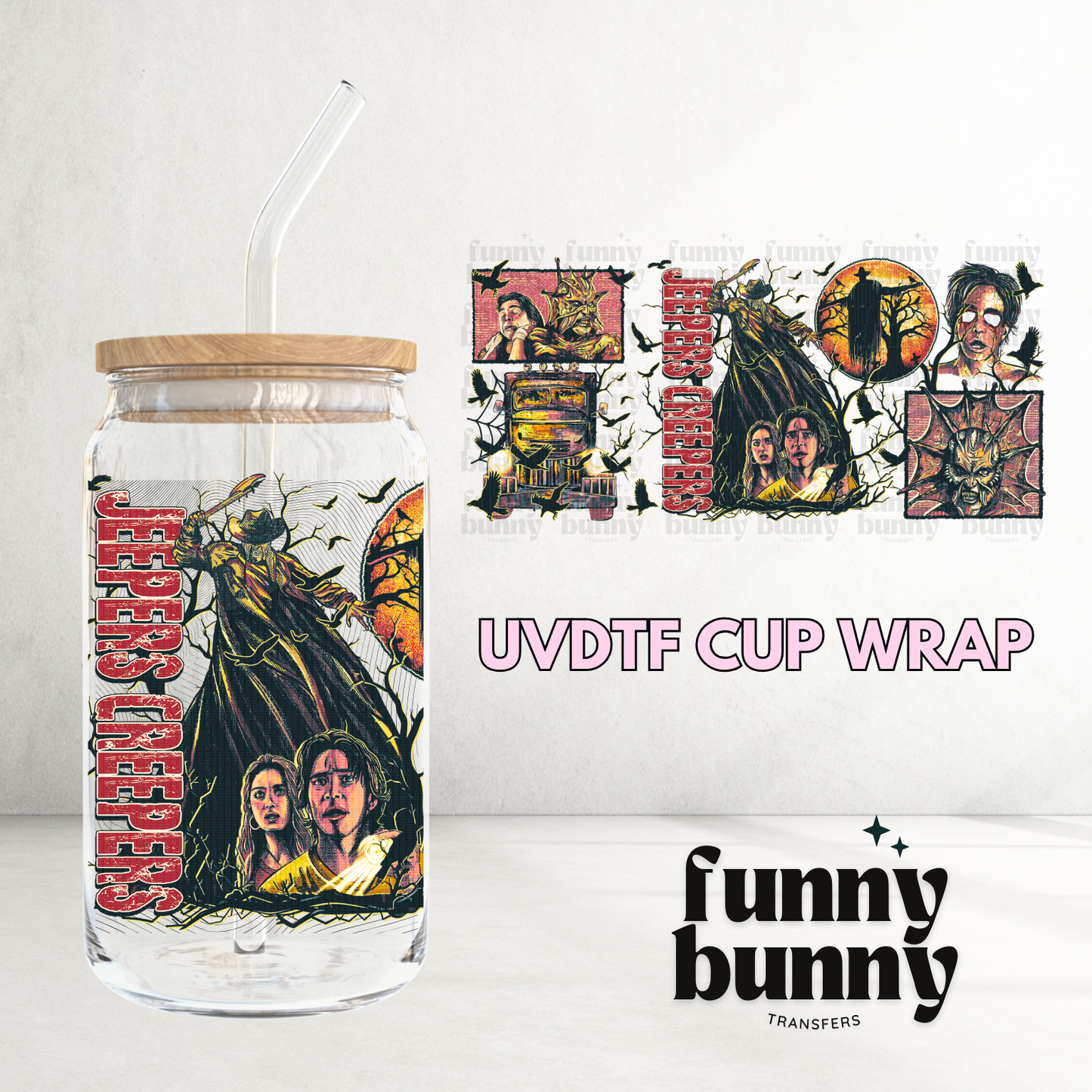 Creepers Gang - 16oz UVDTF Cup Wrap