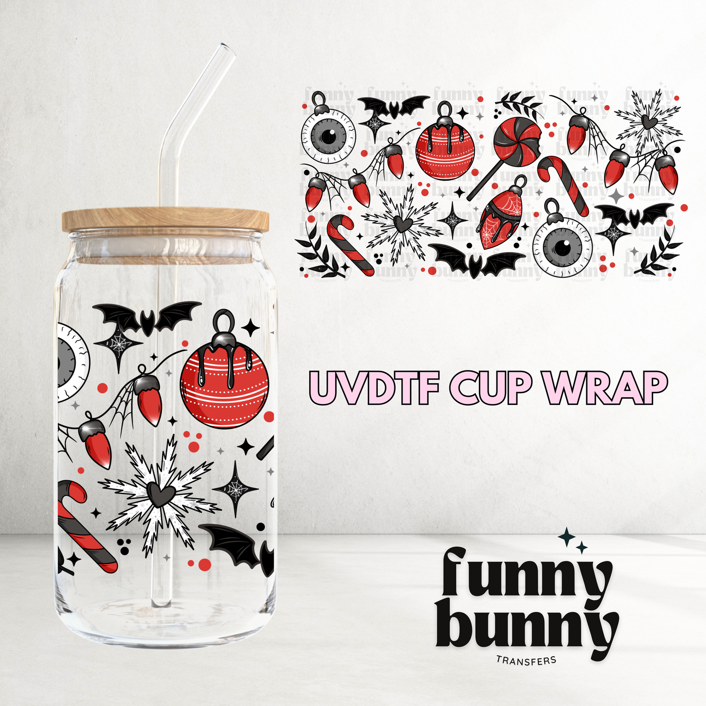 Creepmas - 16oz UVDTF Cup Wrap