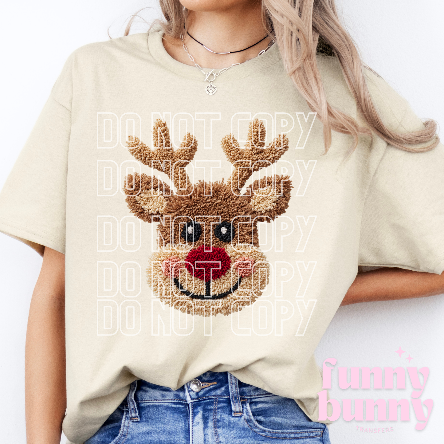 Crochet Deer - DTF Transfer