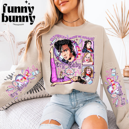 Cry Baby Tears - DTF Transfer Sleeve Set