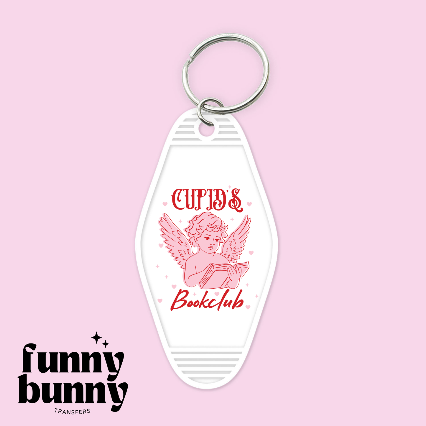 Cupid's Bookclub - Motel Keychain