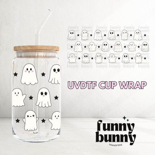 Cute Ghosties - 16oz UVDTF Cup Wrap