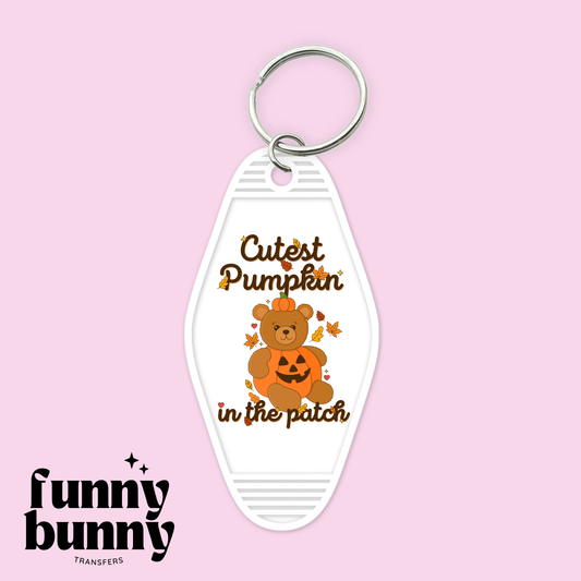 Cutest Pumpkin - Motel Keychain