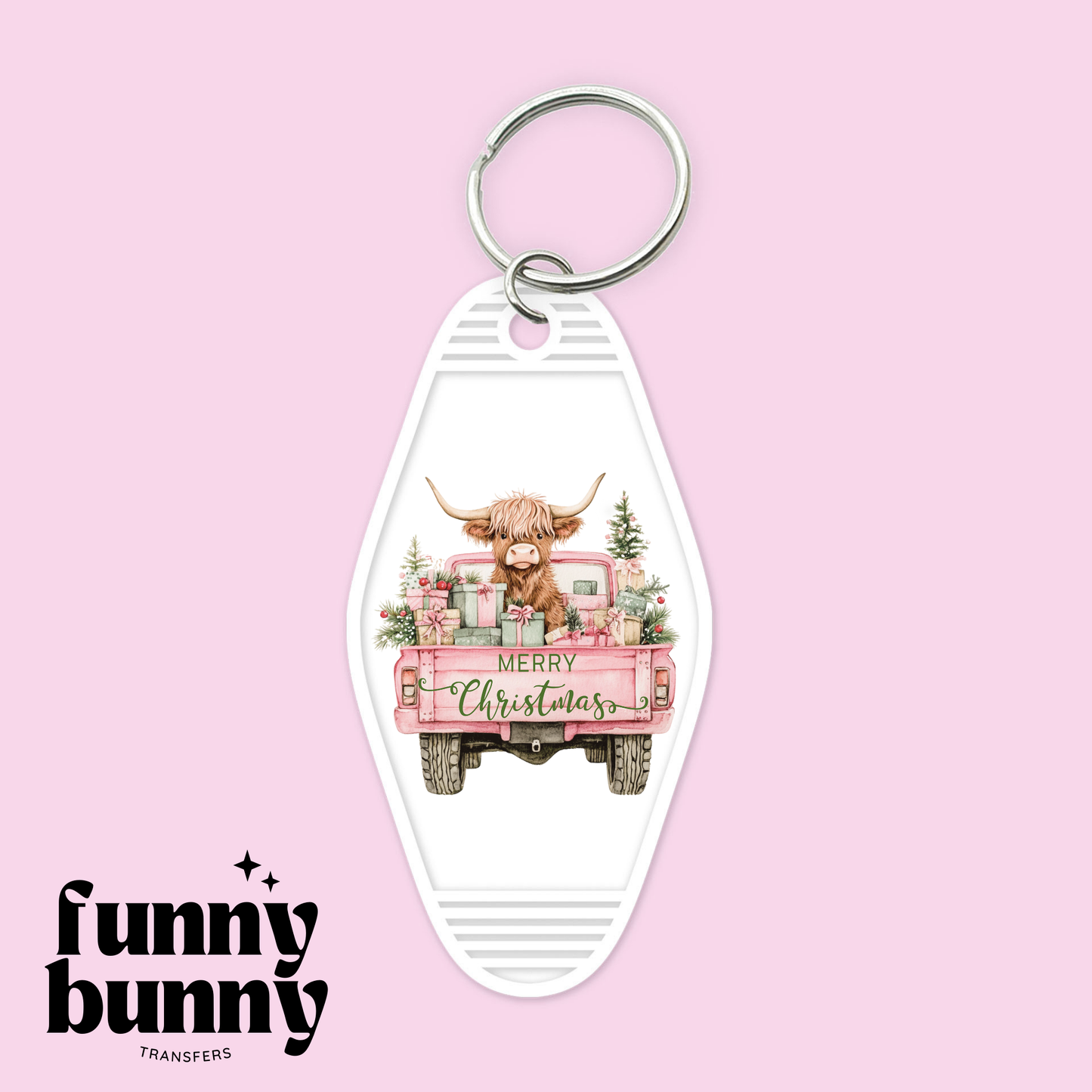 Cutie Howdy Christmas - Motel Keychain