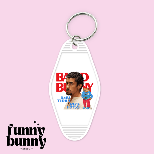 Bad Bunny DTMF - Motel Keychain