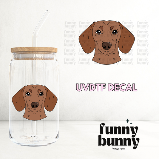 Dachshund Dog - UVDTF Decal