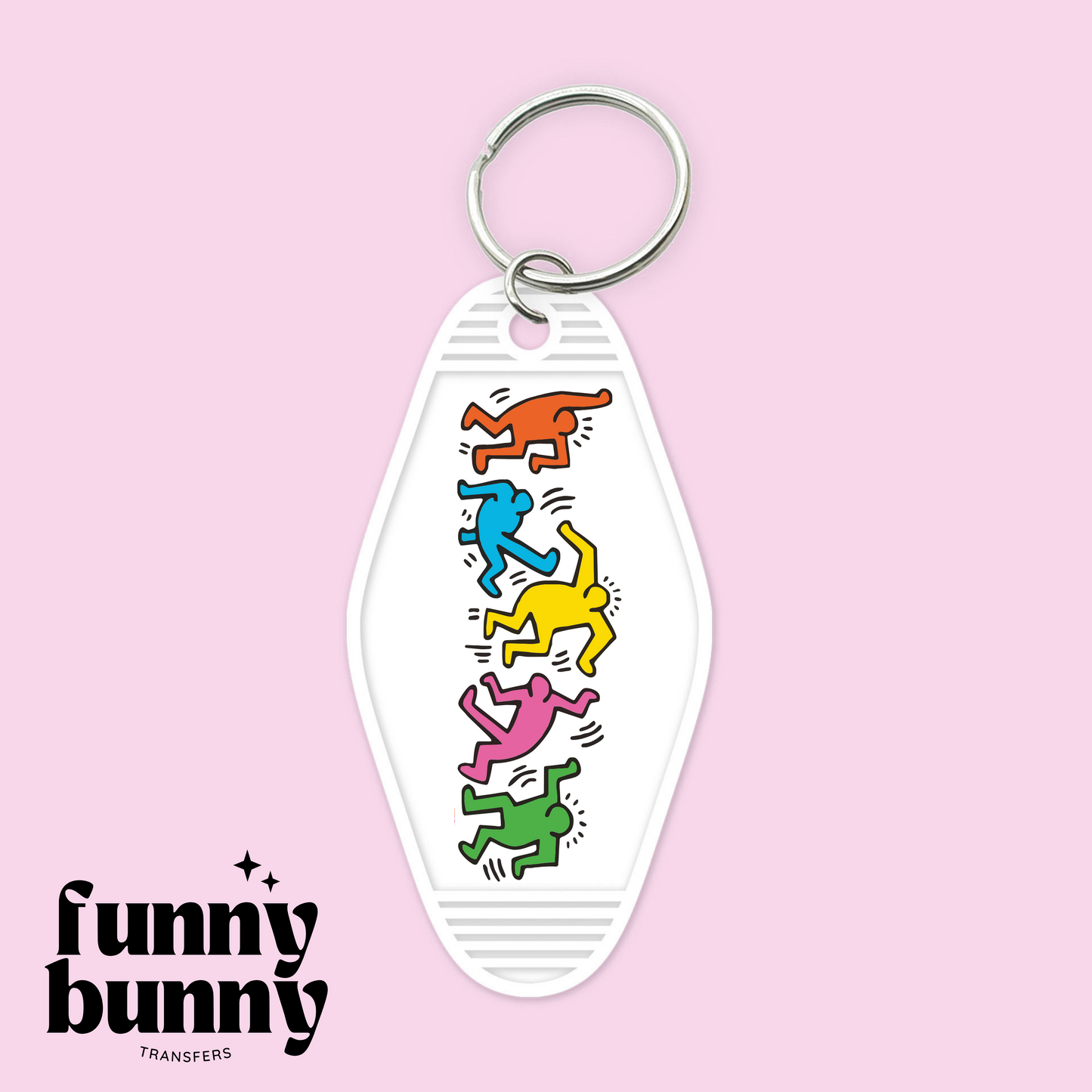 Dancing Figures  - Motel Keychain