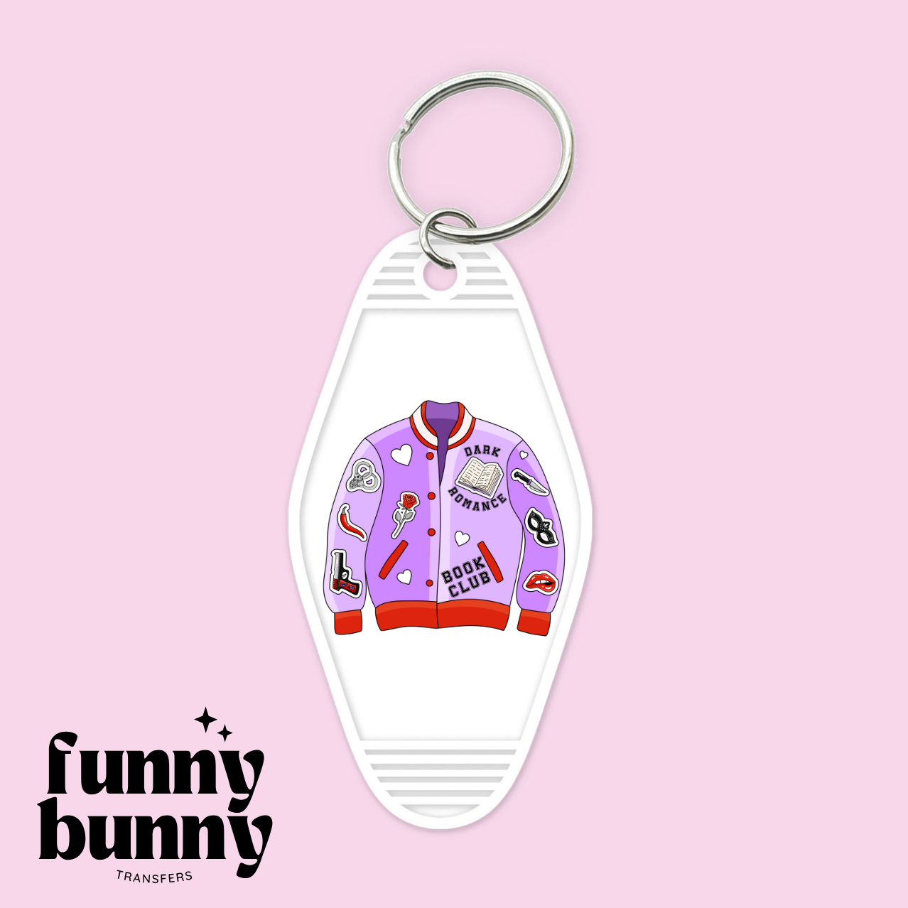 Dark Romance Jacket - Motel Keychain