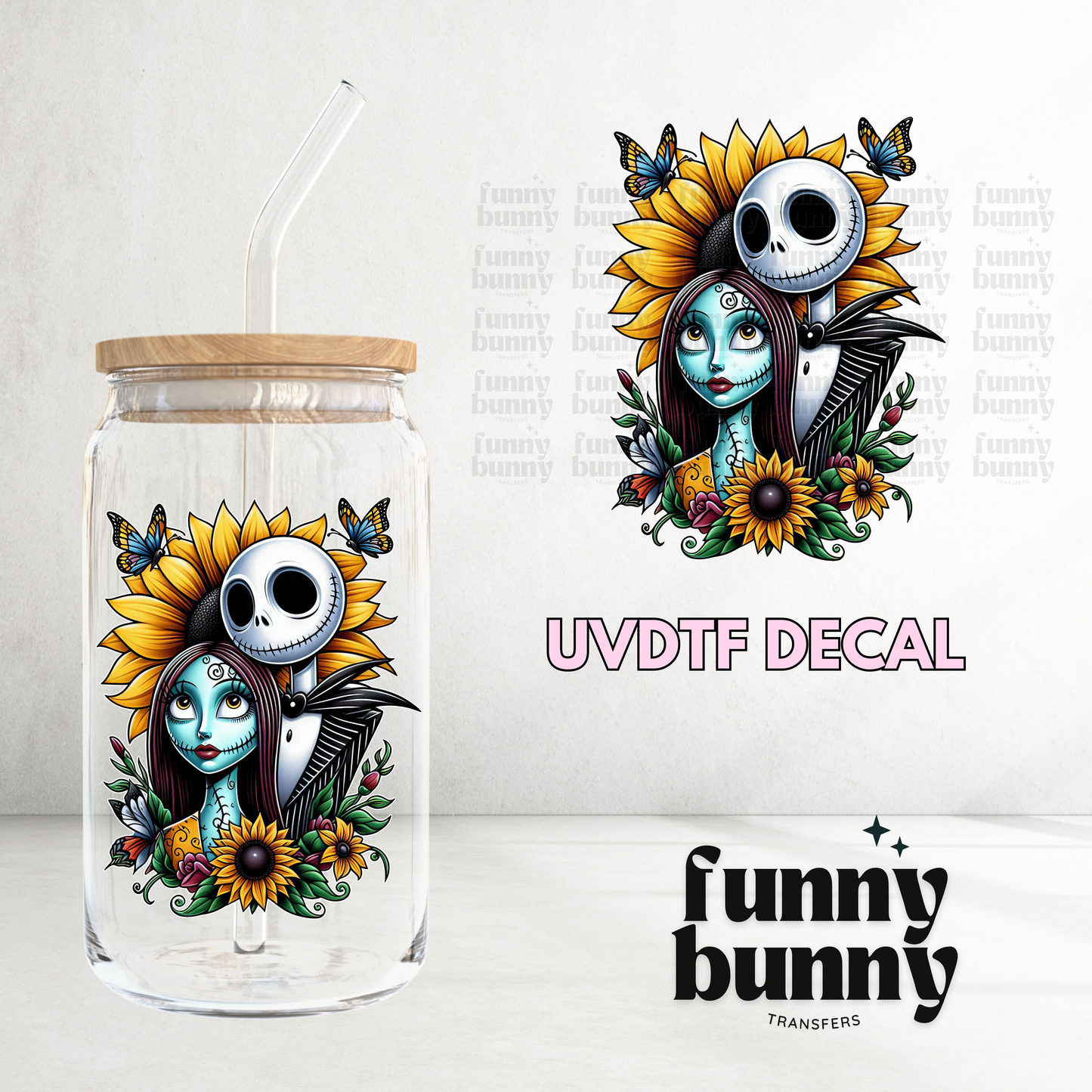 Deadly Sunflower  - UVDTF Decal