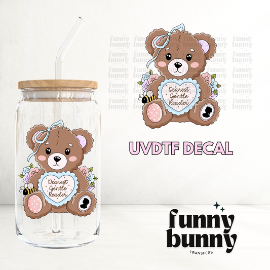 Dearest Gentle Reader - UVDTF Decal