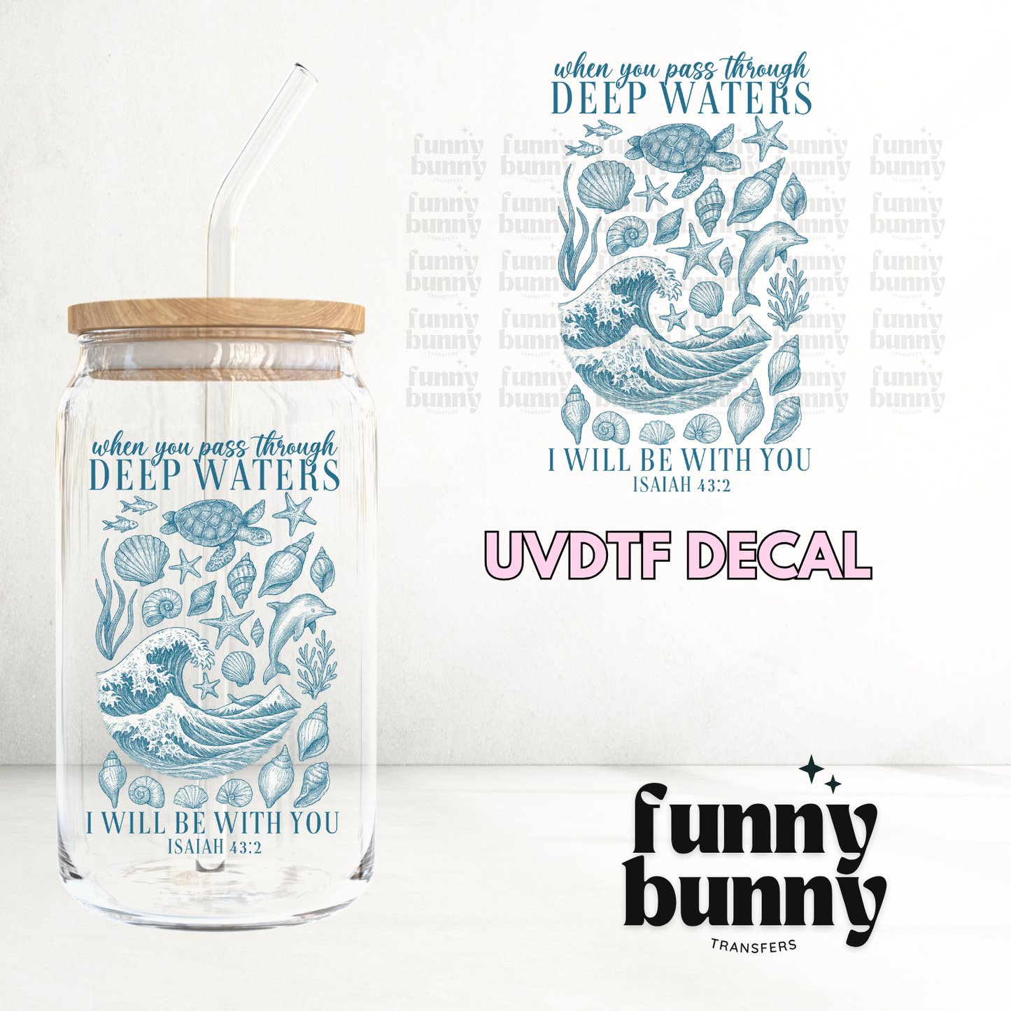 Deep Waters - UVDTF Decal