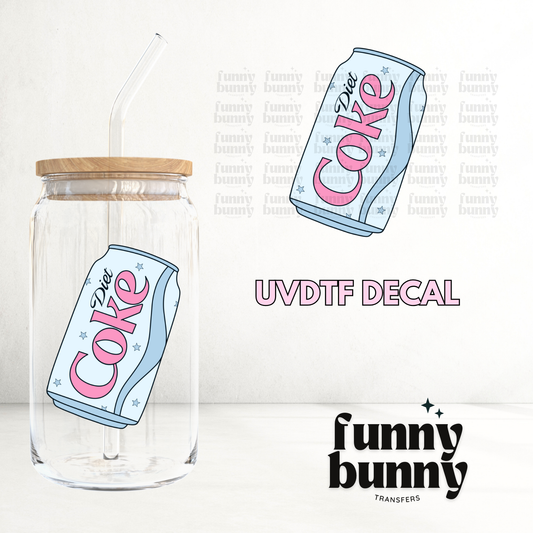 Diet Coke Blues  - UVDTF Decal