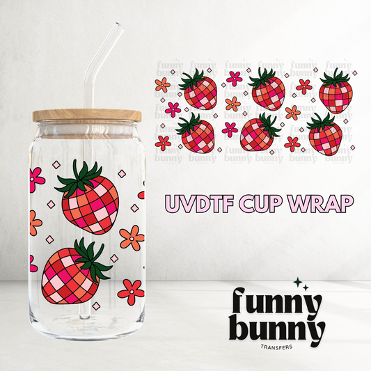 Disco Berries -  16oz UVDTF Cup Wrap