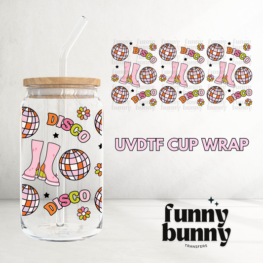 Disco Darling - 16oz UVDTF Cup Wrap