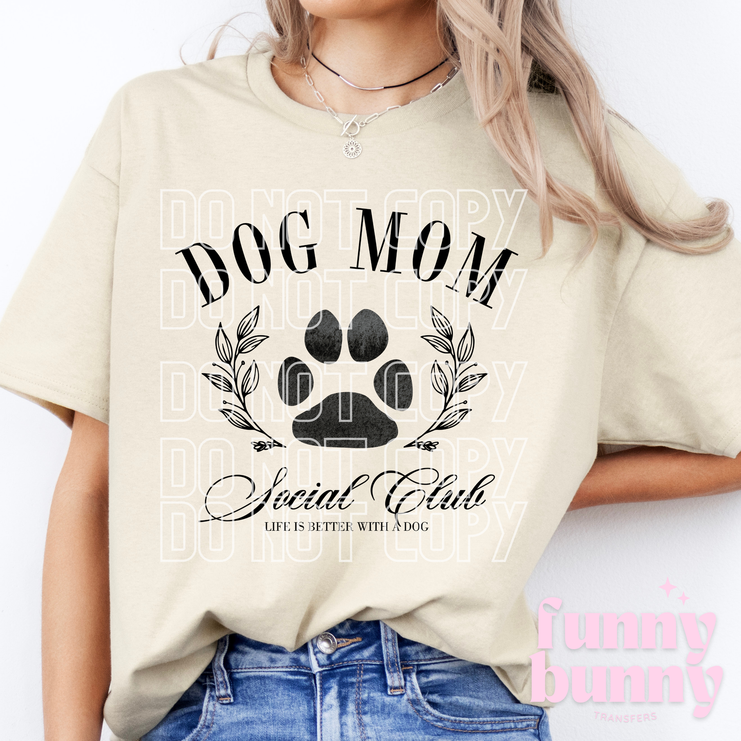 Dog Mom Social - DTF Transfer