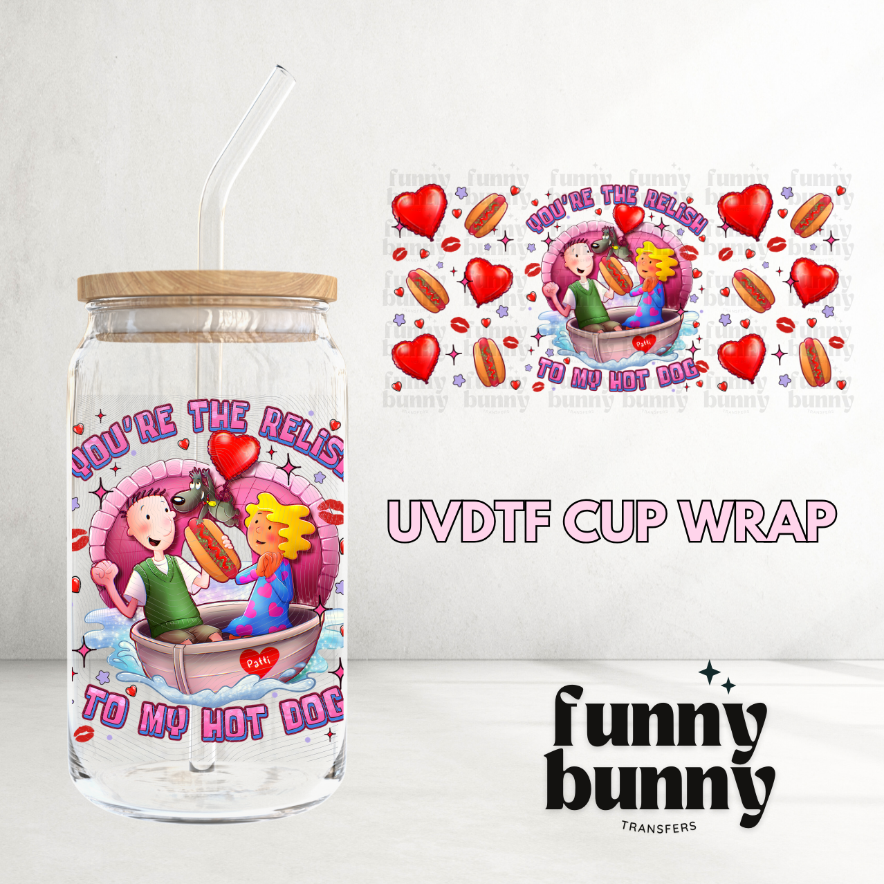Doug Love - 16oz UVDTF Cup Wrap