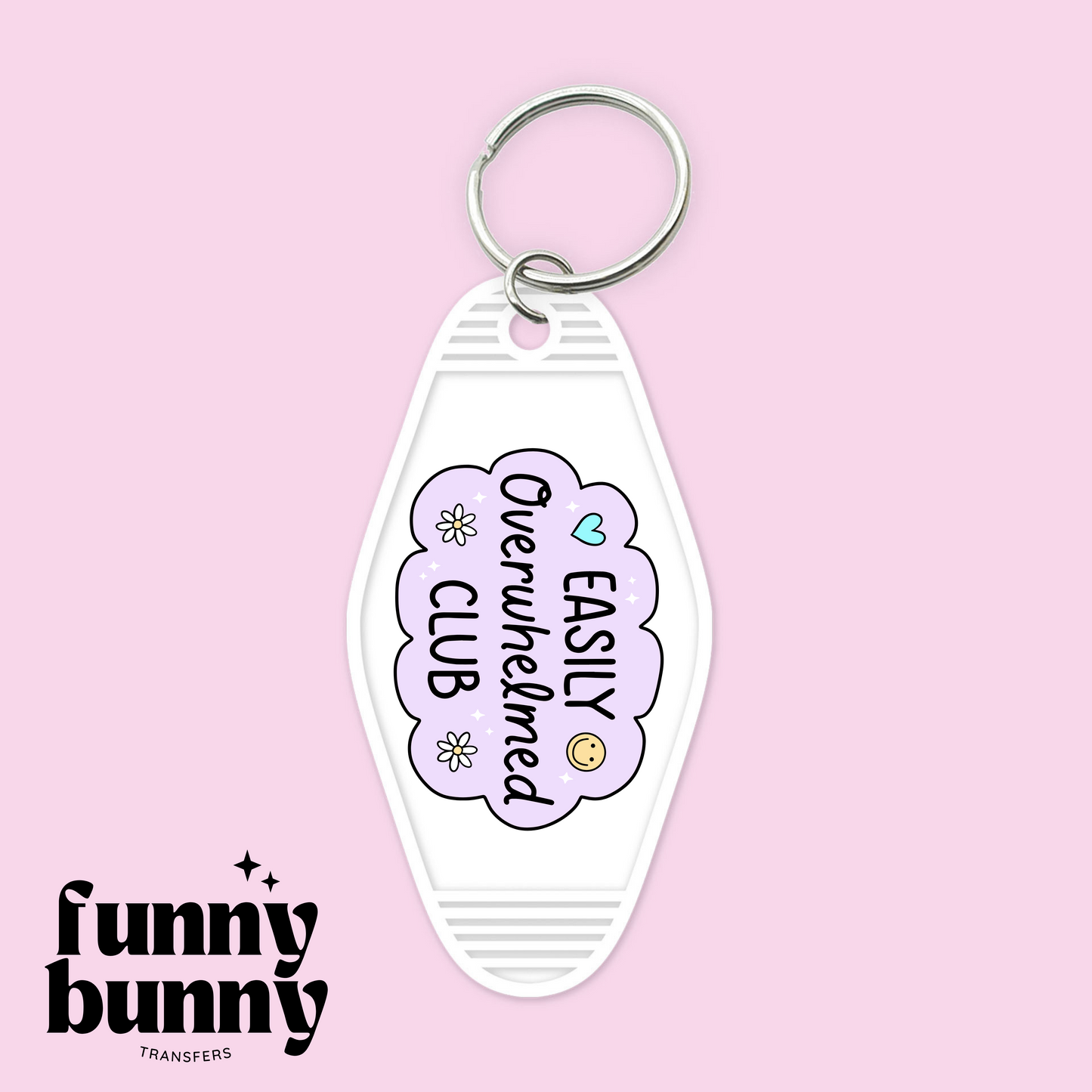 Easily Overwhelmed Club - Motel Keychain