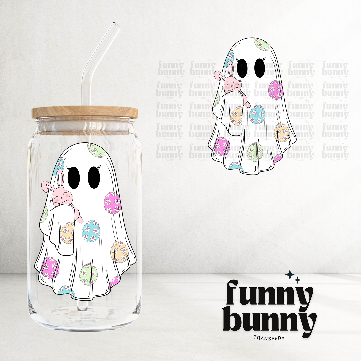 Easter Boo - UVDTF Decal