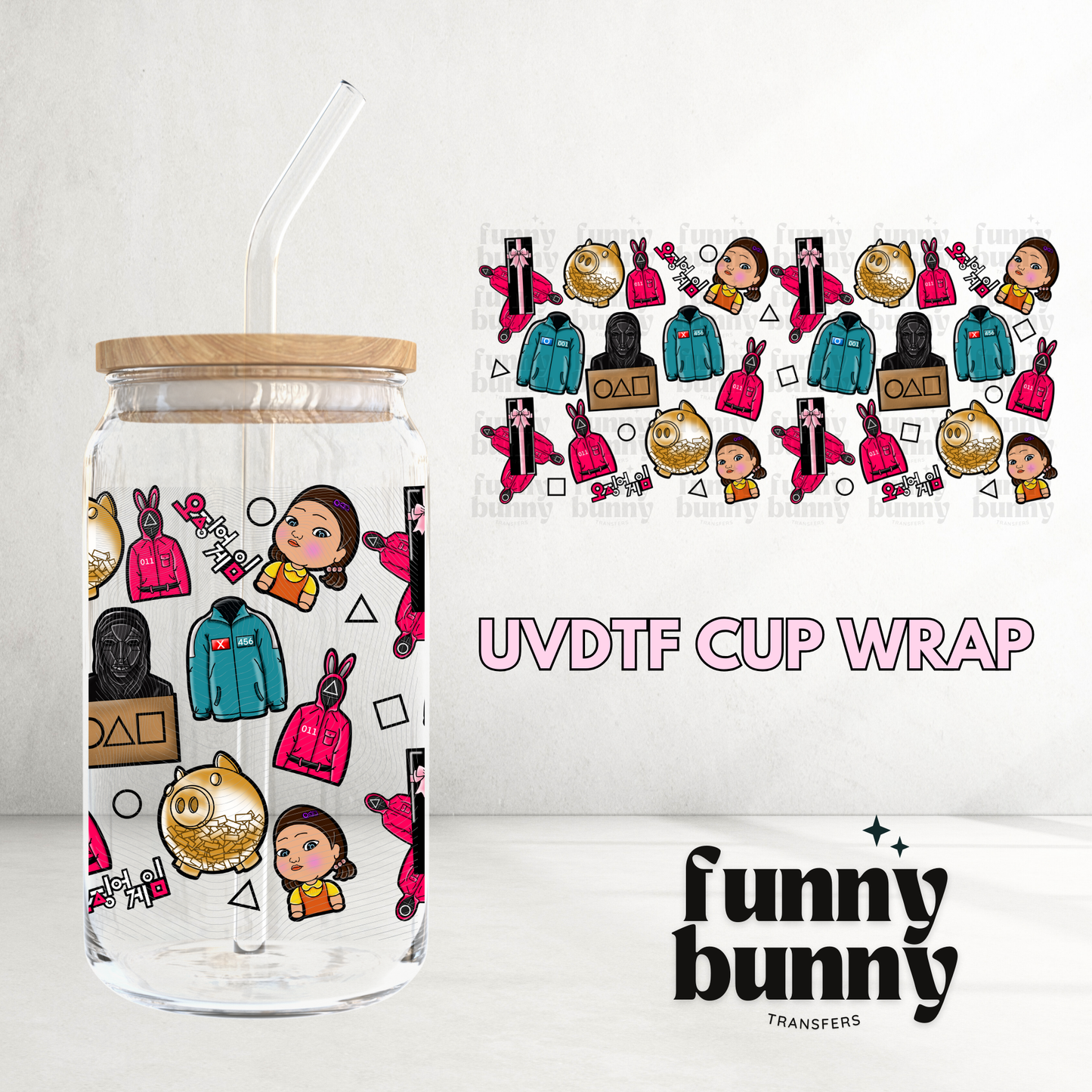 Eliminated - 16oz UVDTF Cup Wrap