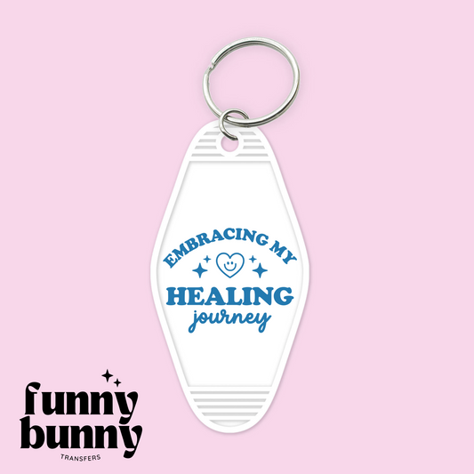 Embracing My Healing Journey - Motel Keychain