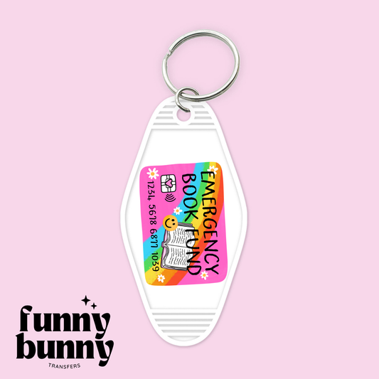 Emergency Book Fund - Motel Keychain