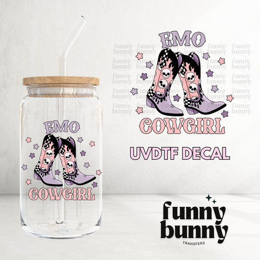 Emo Cowgirl - UVDTF Decal