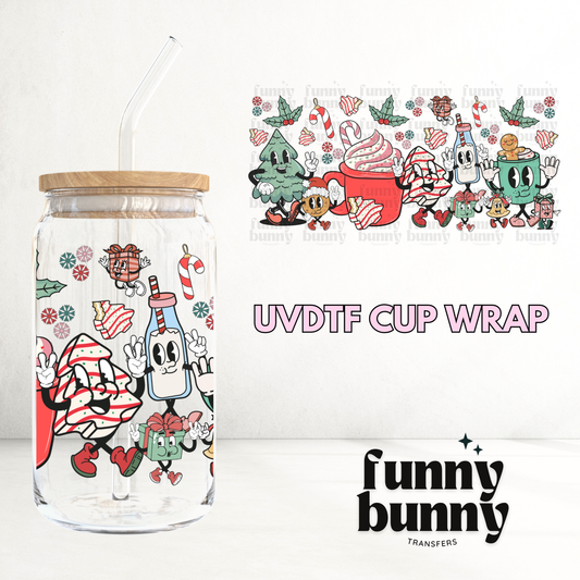 Fa La La La La - 16oz UVDTF Cup Wrap