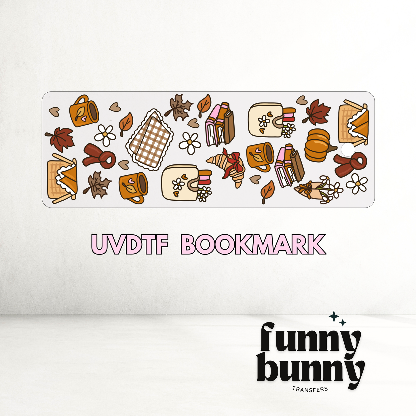 Fall Picnic Treats - UVDTF Bookmark Decal
