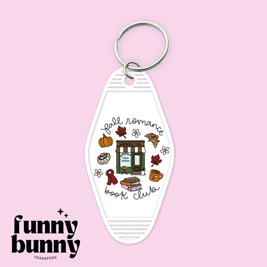Fall Romance Book Club - Motel Keychain