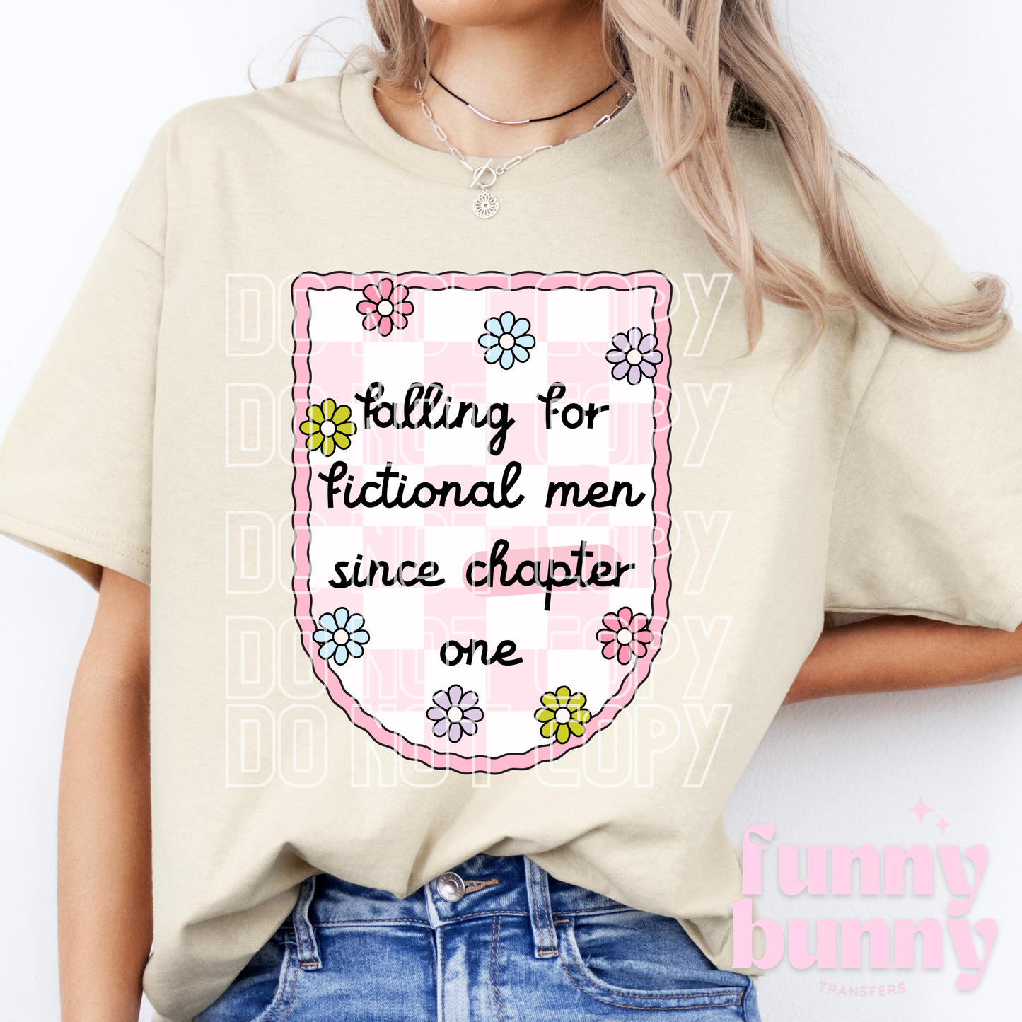 Falling For Fictional Men - DTF Transfer